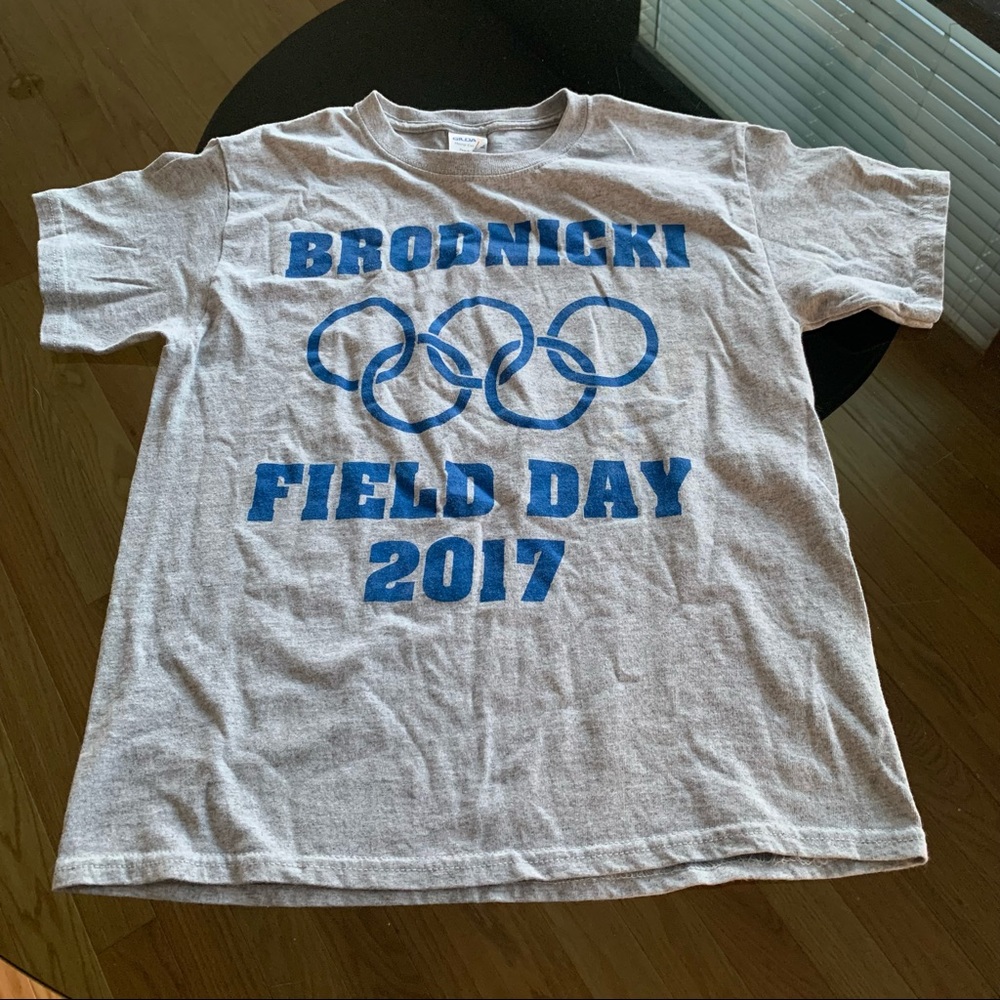 Gildan t-shirt,Brodnicki Field Day 2017 Olimpiad, Size M Youth